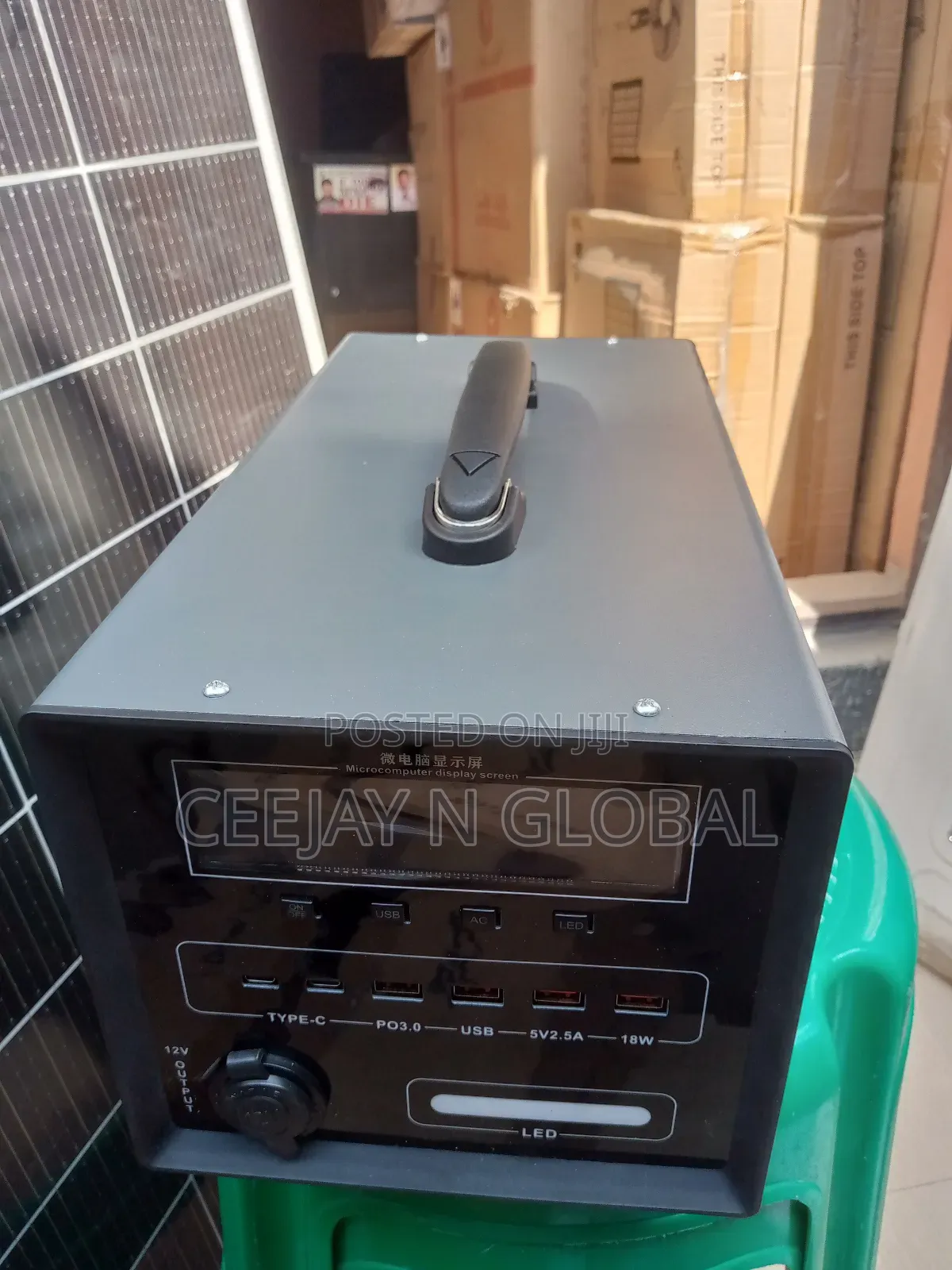 Solar 1800w Generator That Can Power Freezer,Tv,Bulbs and Phone Charge