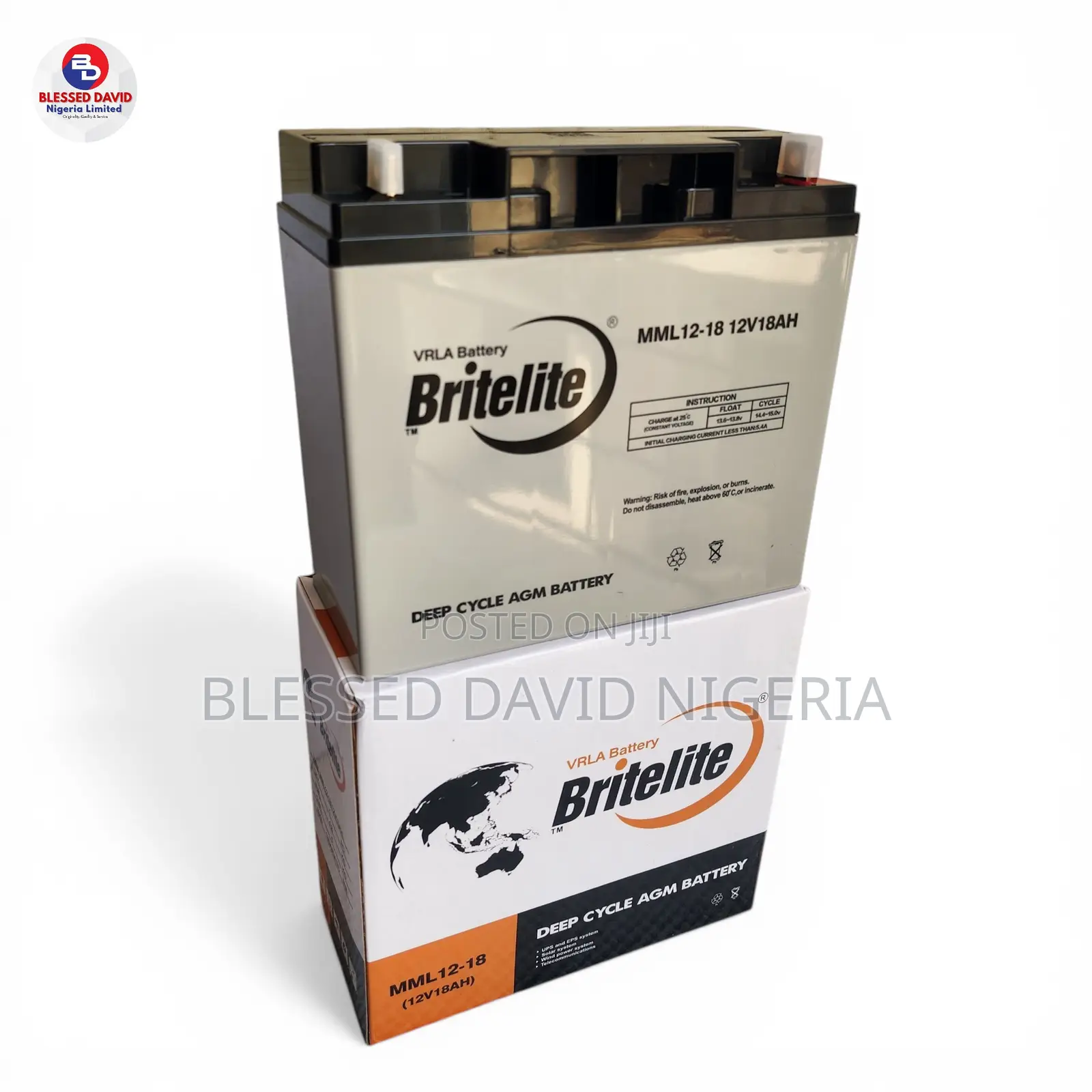 Britelite 12v 18ah Replacement Battery