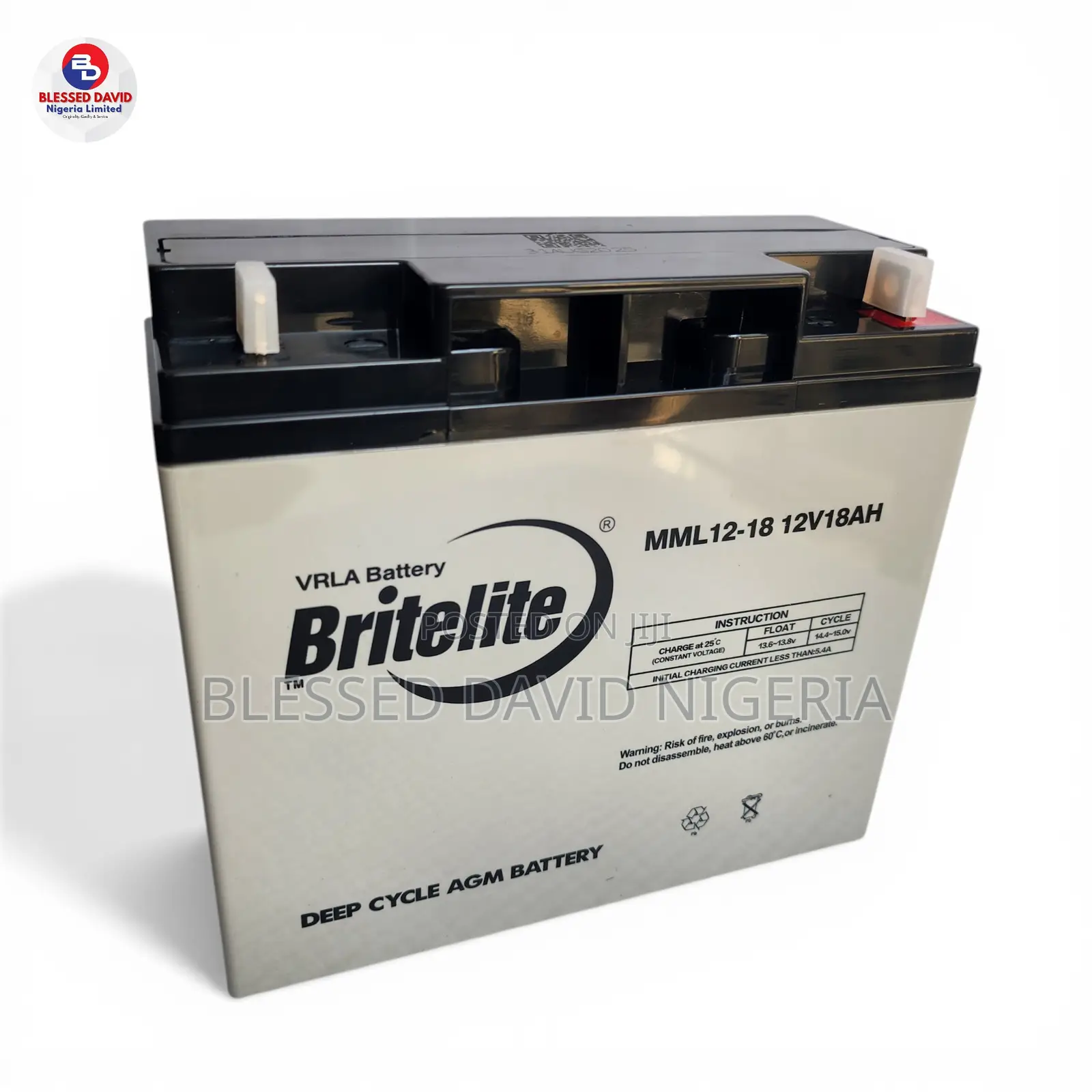 Britelite 12v 18ah Replacement Battery