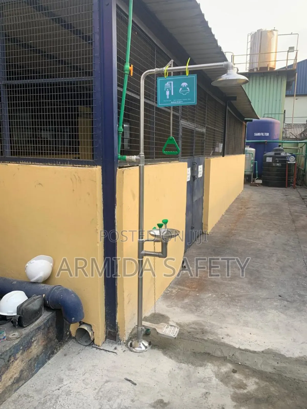 Emergency Stainless Shower Station