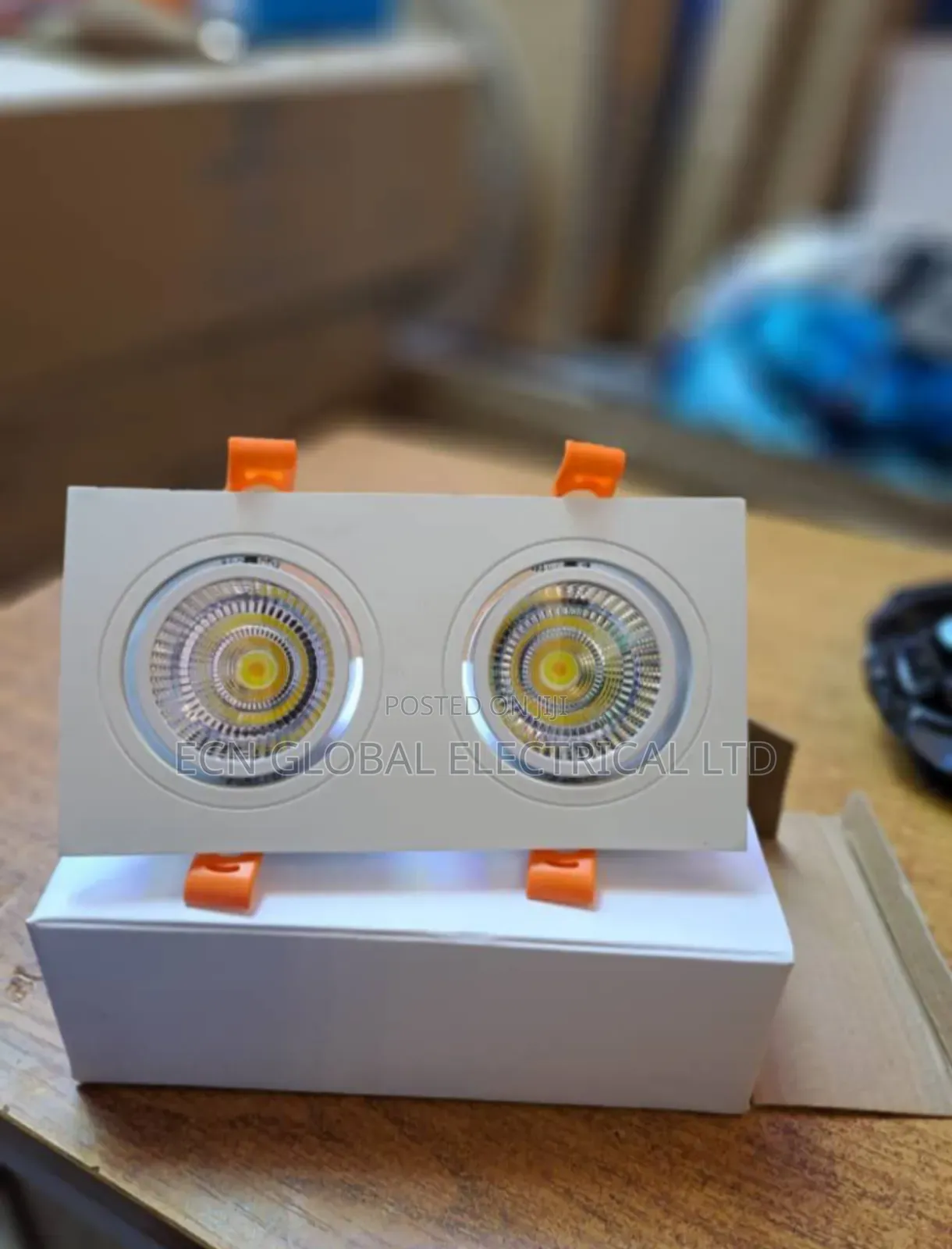 Double Head Led Recessed Ceiling Light – Adjustable Cob Downlight