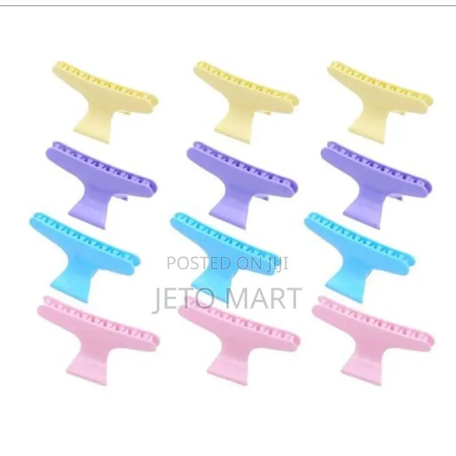 12pcs Butterfly Hair Clips, Hair Claw Clamps Plastic Hairpin