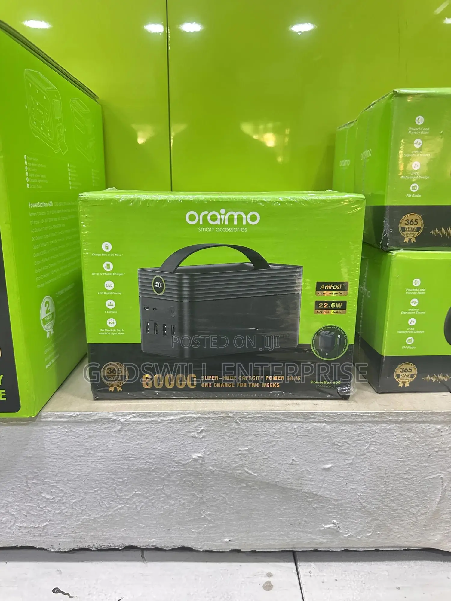 Oraimo Powerbox 600 (60,000mah)