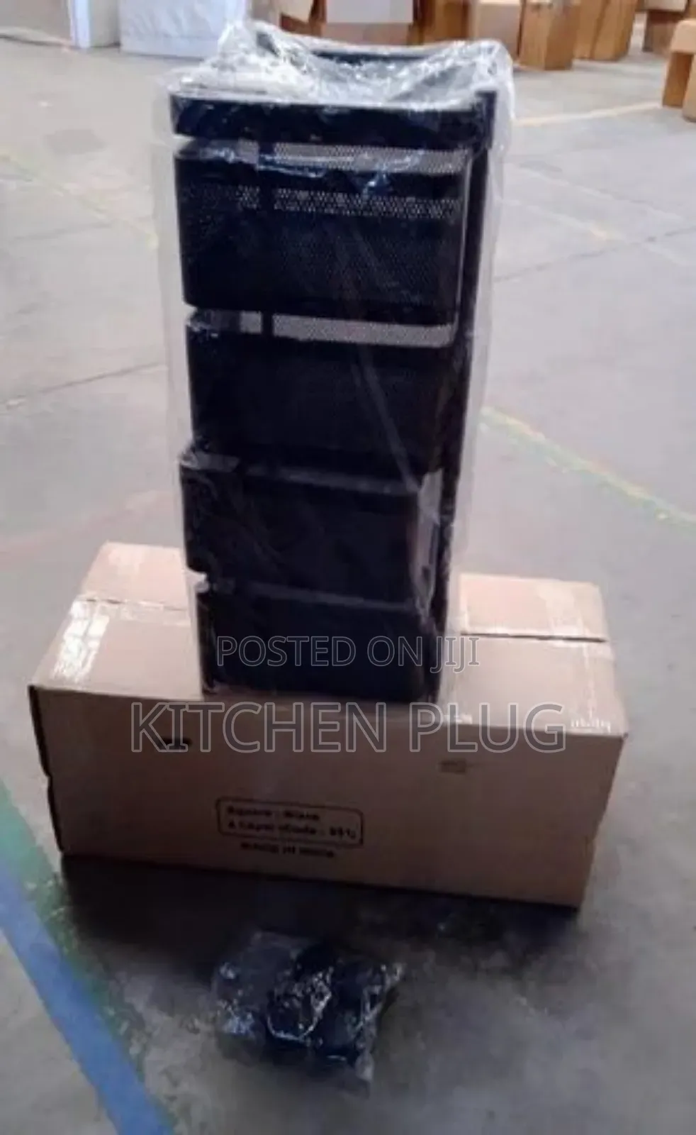 This Item Is A 4-layer Revolving Vegetable Kitchen Rack,