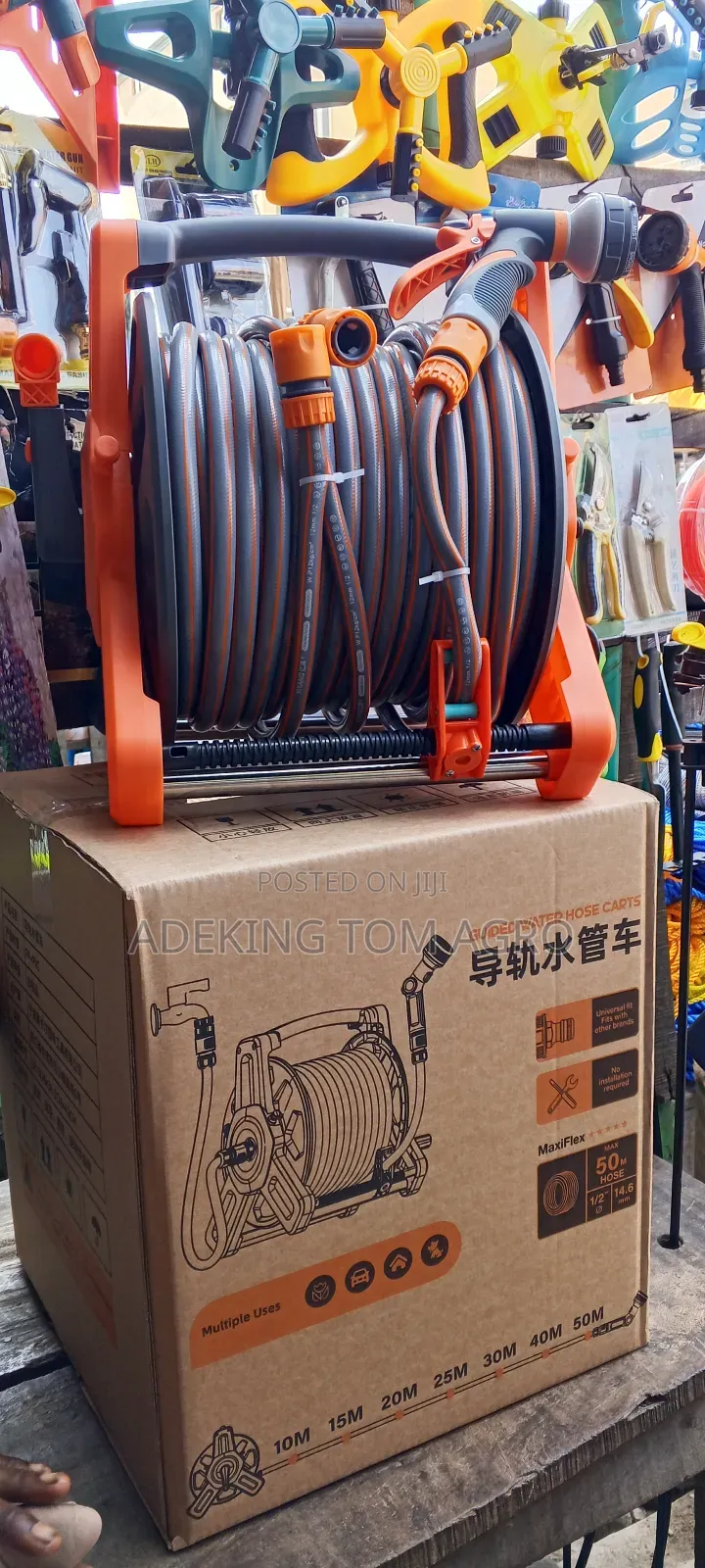 Strong 50meters Hanging Hose Reel