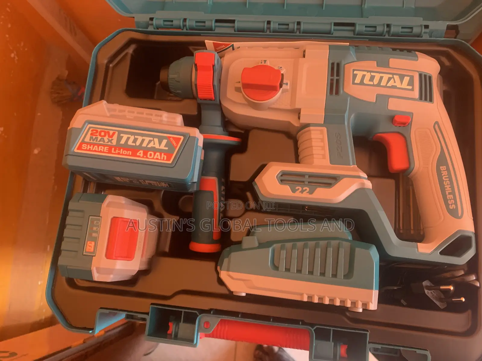 Total Trhli202287 20v Cordless Rotary Hammer