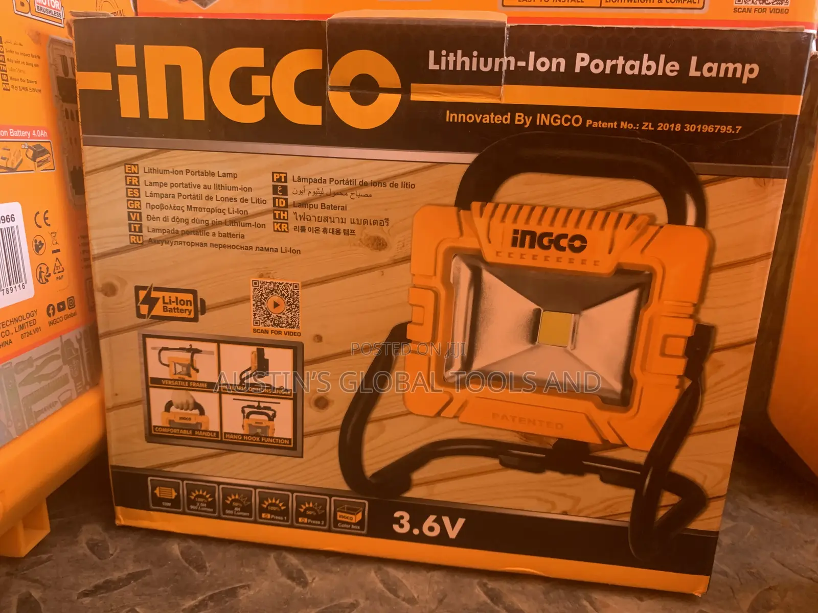 Ingco Lithium-Ion Portable Work Lamp