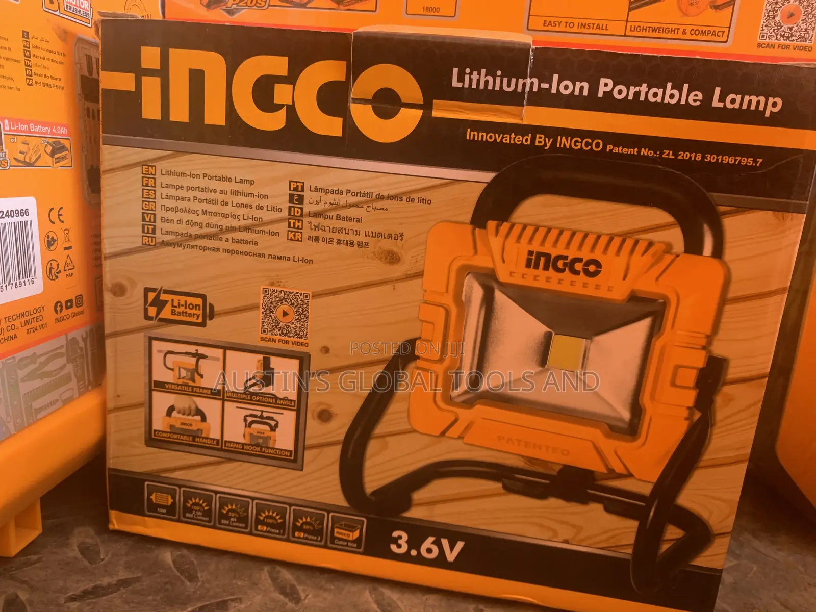 Ingco Lithium-Ion Portable Work Lamp