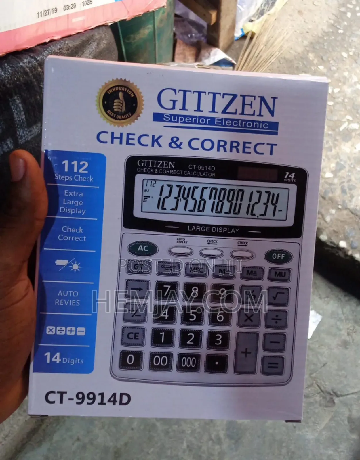 Big Original Gitizen Calculator "Ct -9914fd"