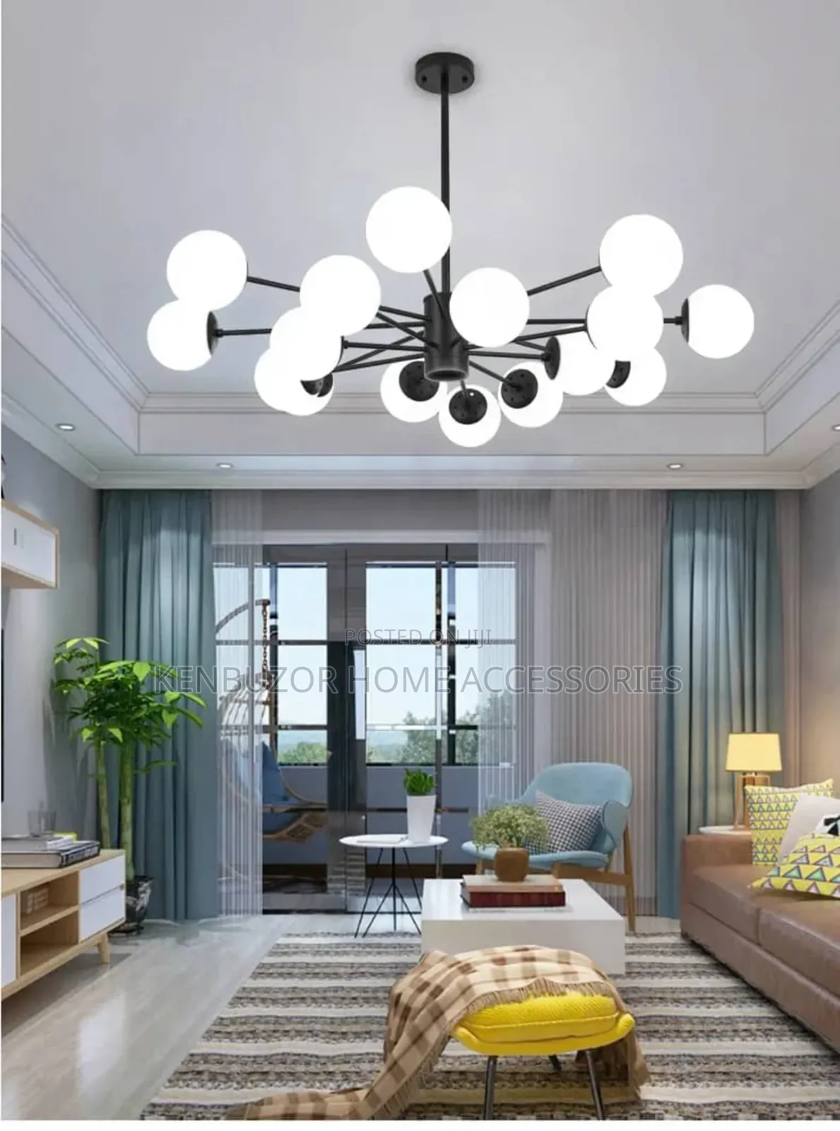 16 Hands Bulb Modern Pendant Light Chandelier