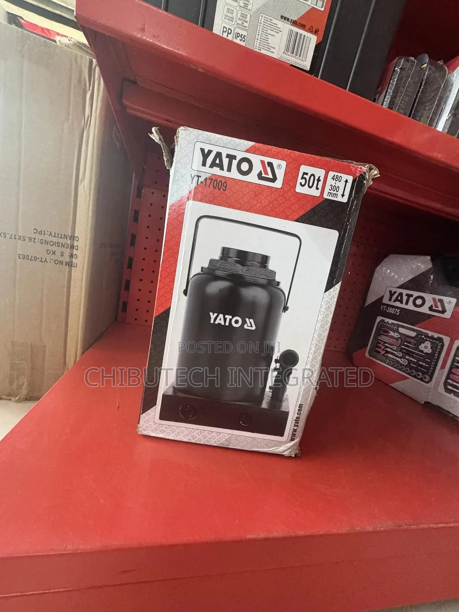 Yato 50-Ton Hydraulic Bottle Jack
