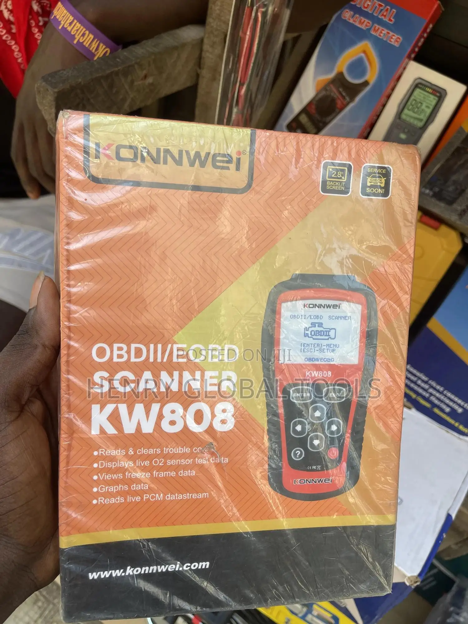 Kw808 Obd Car Scanner Tester
