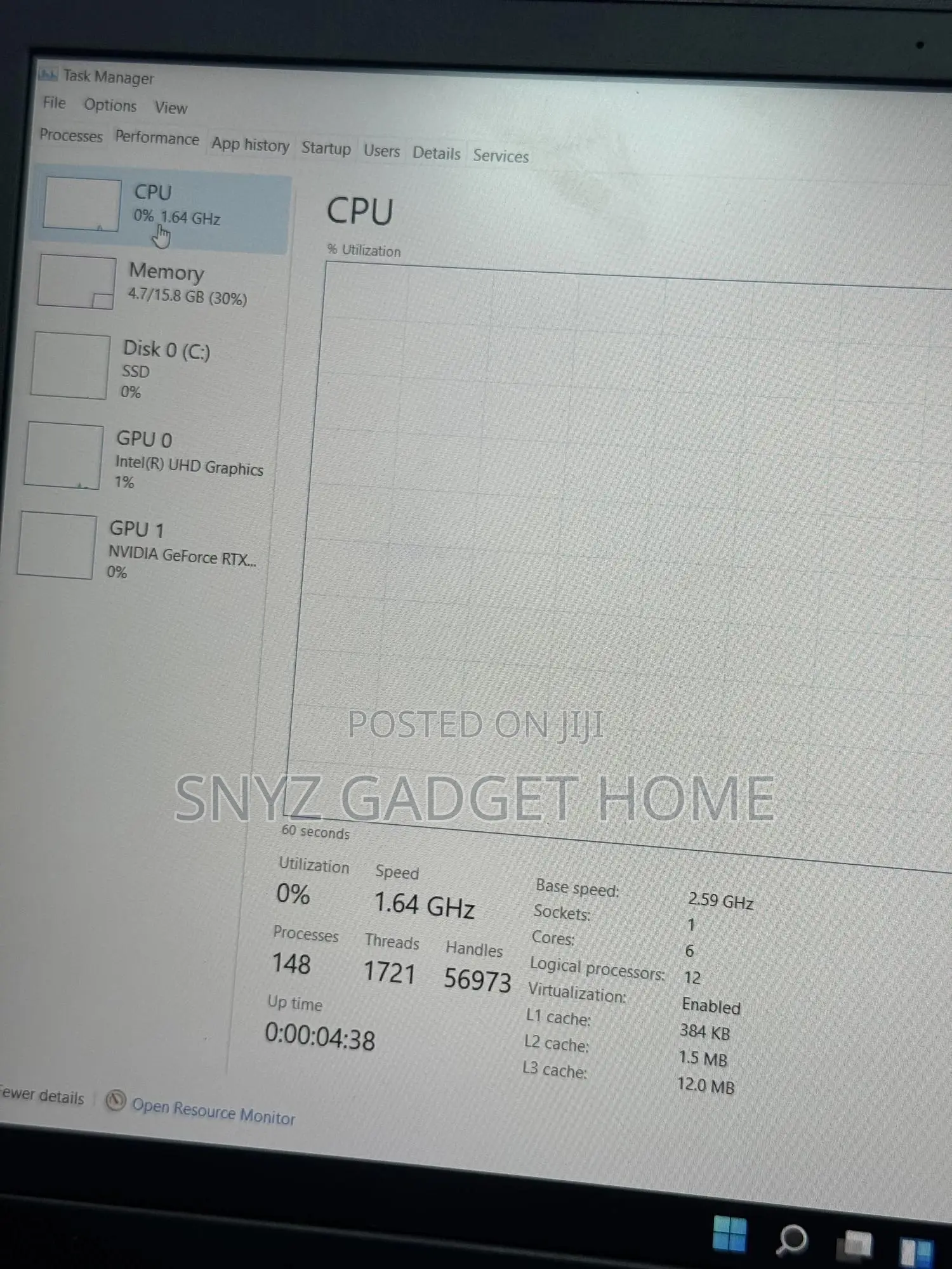Laptop Dell G5 16GB Intel Core i7 SSD 512GB