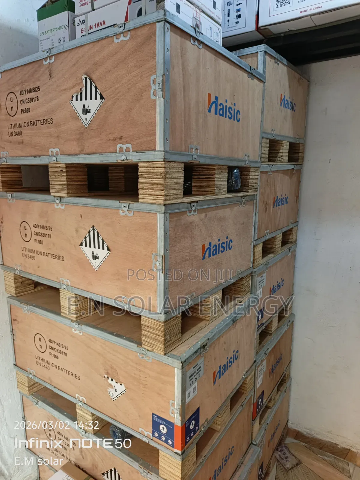 8kwh/24volts Haisic Lithium Battery Available Now