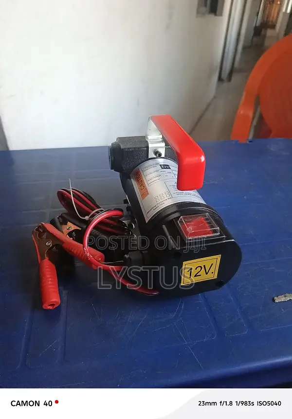 Battery Powered Oil Transfer Pump: 40l