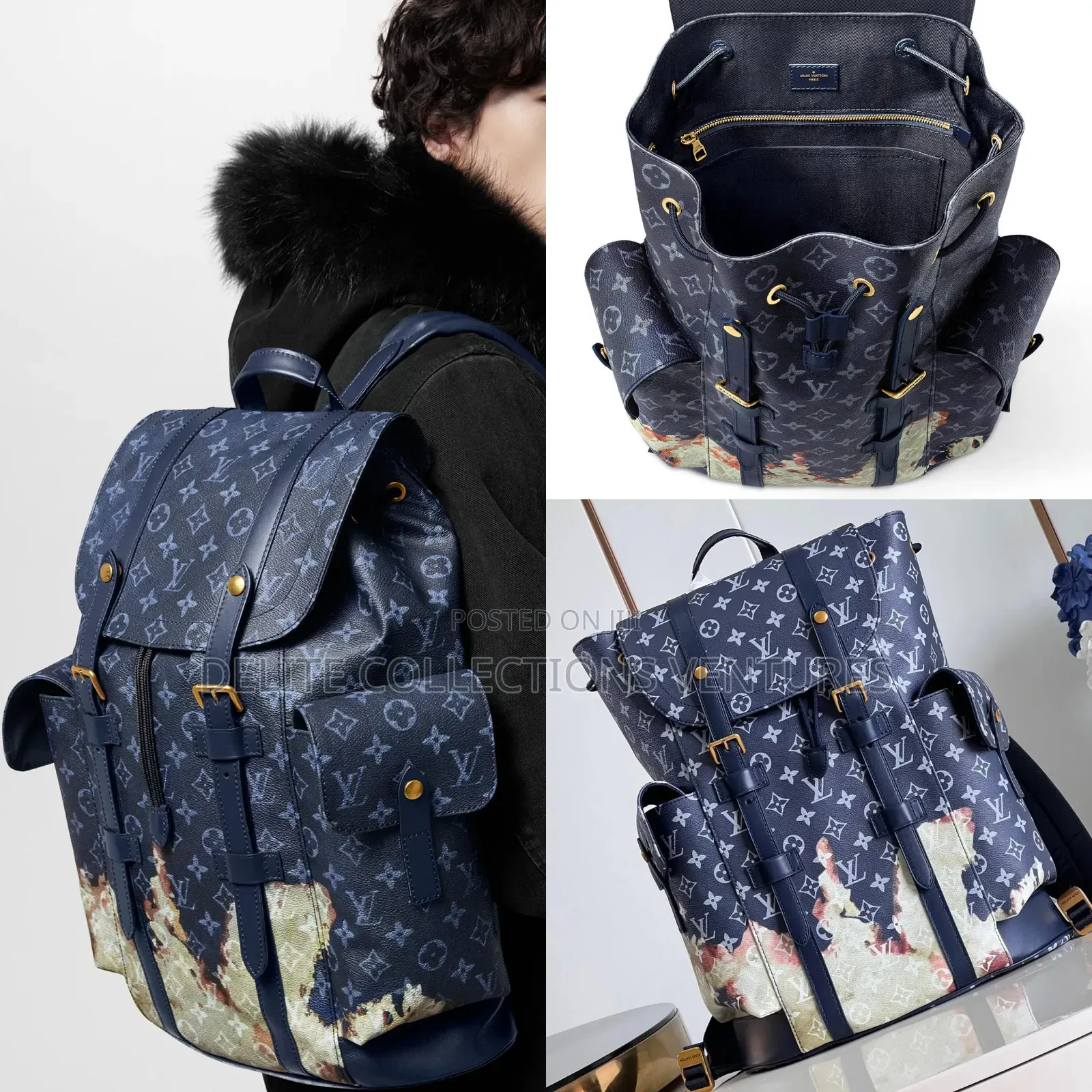 Louis Vuitton Trio Backpack Monogram Brown