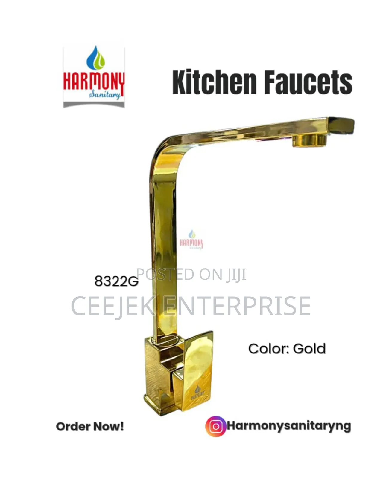 High Quality Gold Kitchen Sink Mixer