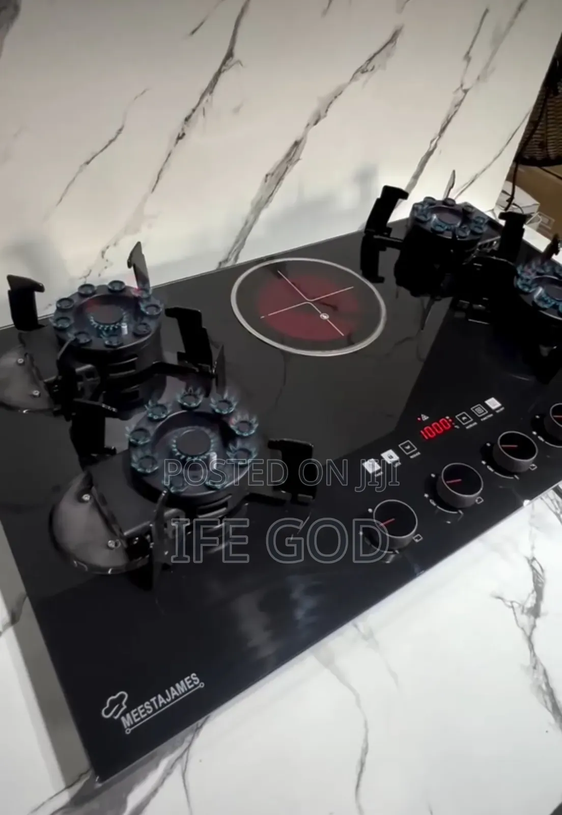 Original Meesajames Built-in Premium Quality Flips Up Gas Ele Hob
