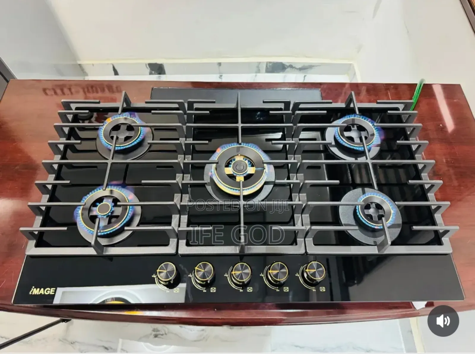Original Image Built-in Premium Quality Luxury 5 Burners Gas Cooker