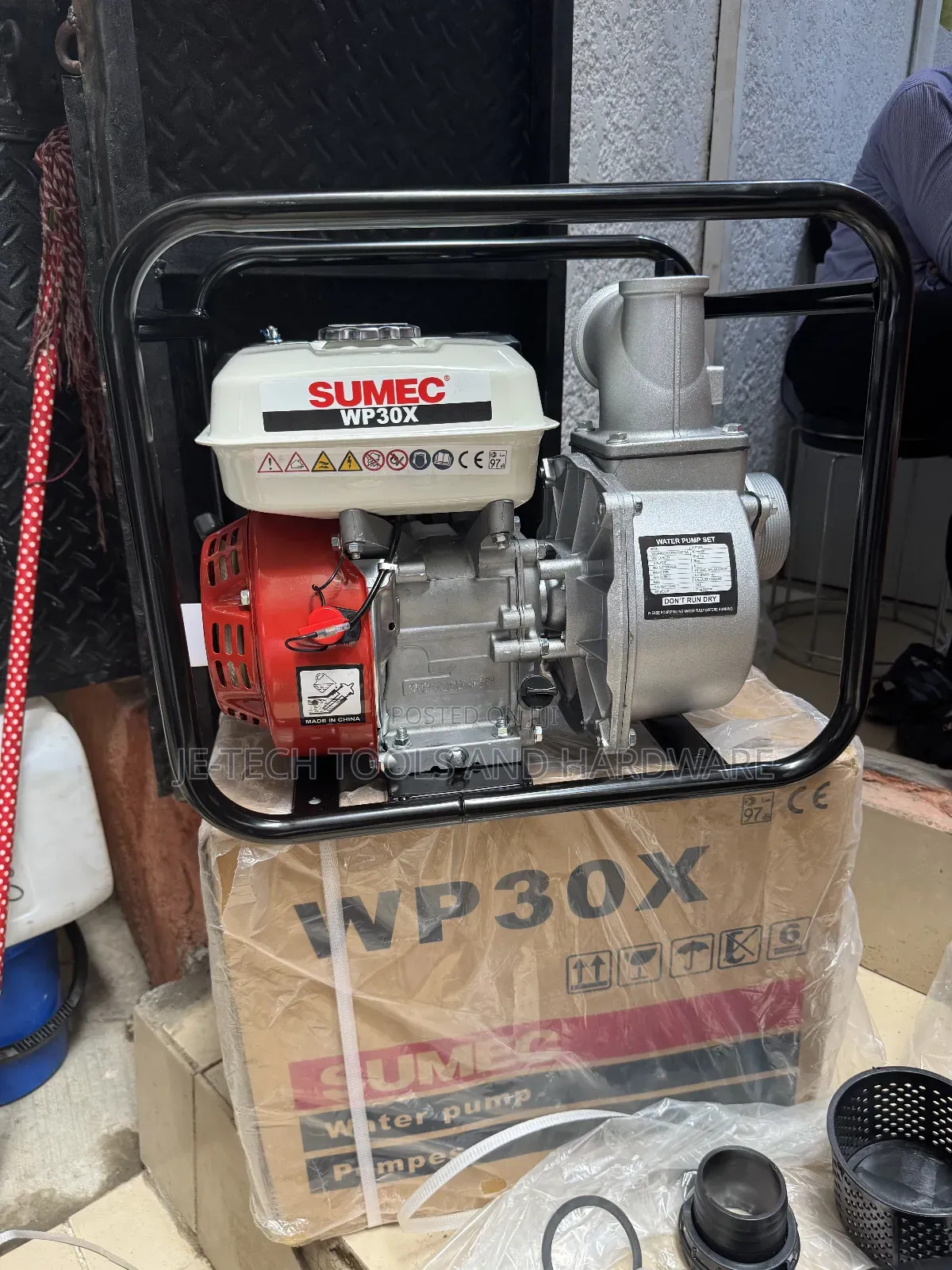 Sumec Wp30x Petrol-Powered Water Pump.