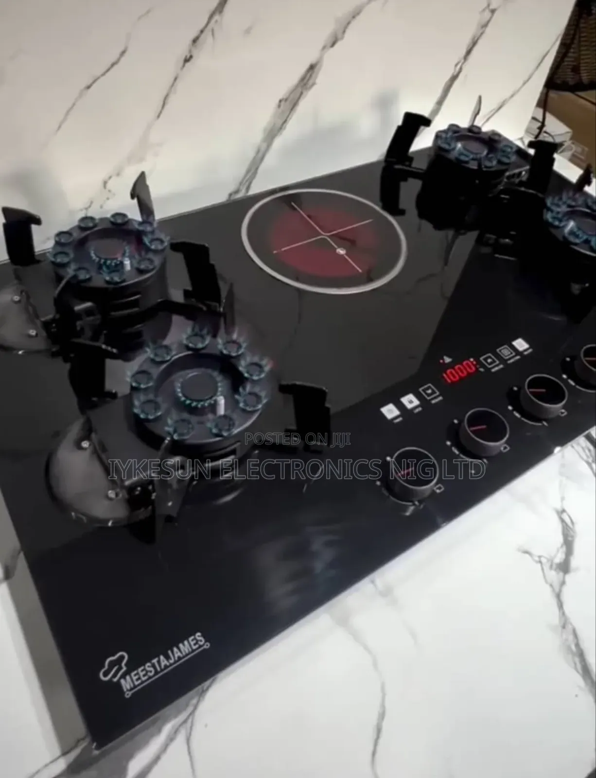 Original Meesajames 90cm Built-in Premium Quality 4+1 Flips Up Gas Hob