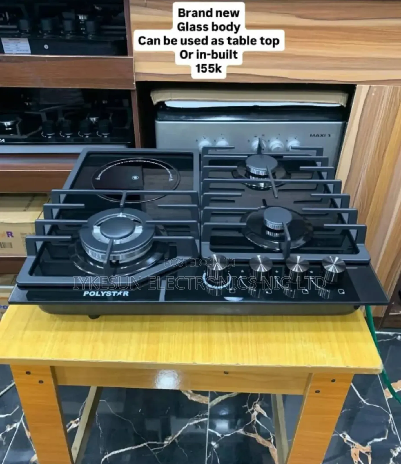 Original Polystar Built-in 3+1 Gas Electric Cooker Hob Automatic Etc
