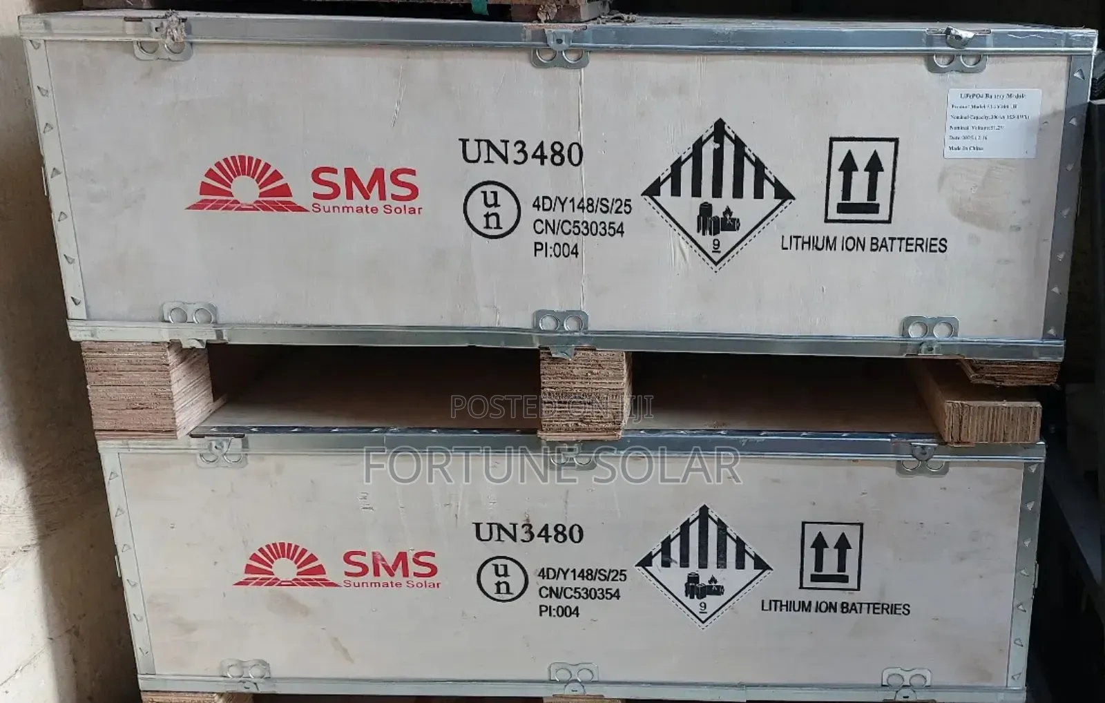 SMS Lithium Battery 10kwh 48v With Digital Display Flat