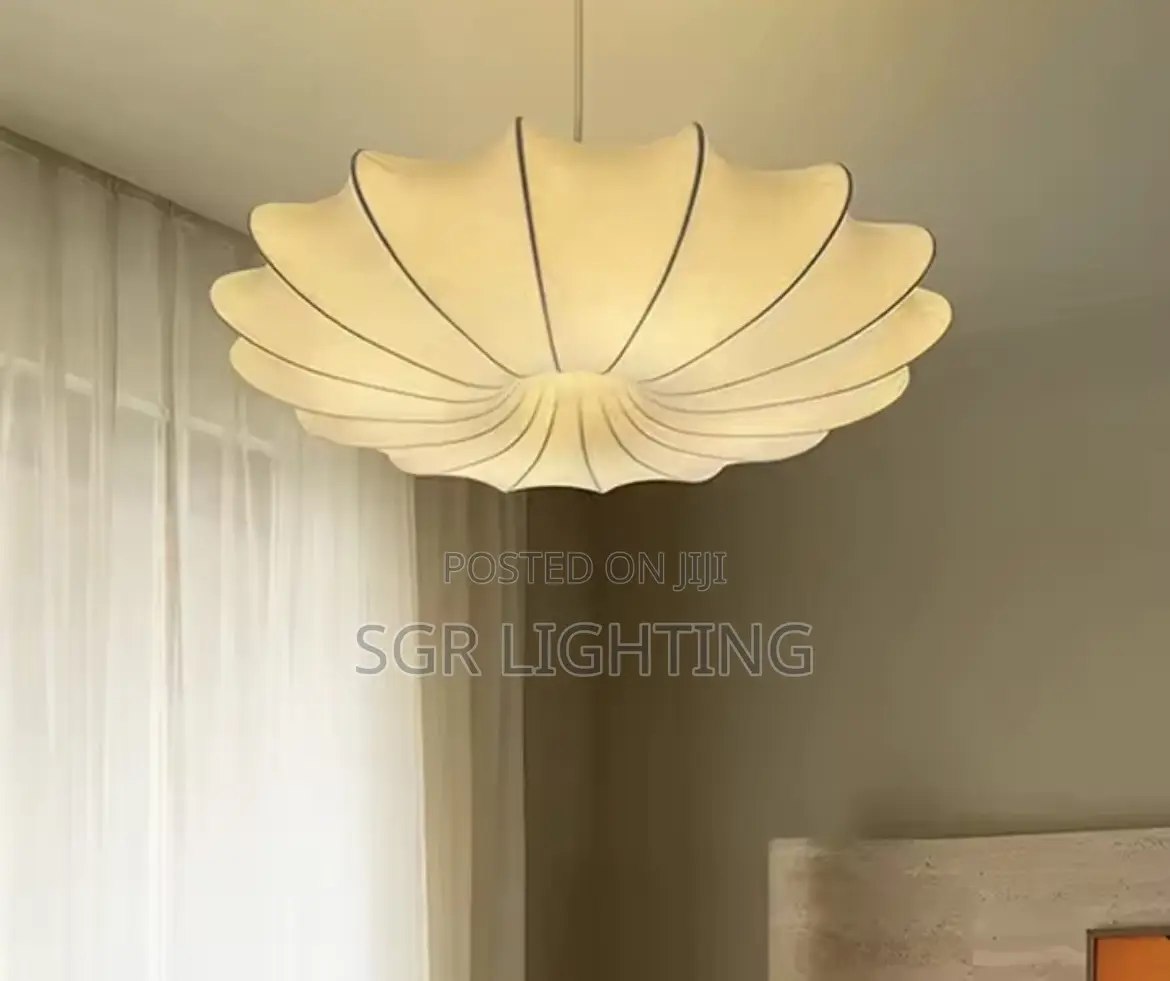 Japanese Wabi Sabi Silk Pendant Lamp