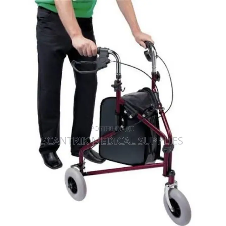 Medical 3-Wheel Rollator Walker for Elderly