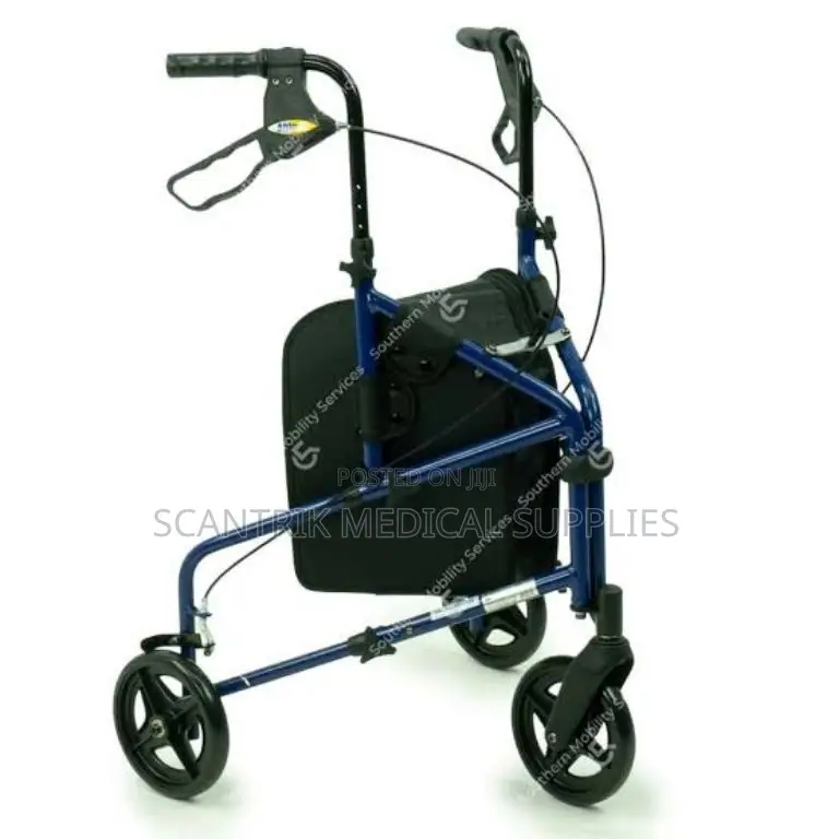 Aluminium Tri-Wheel Walker for Smooth Navigation