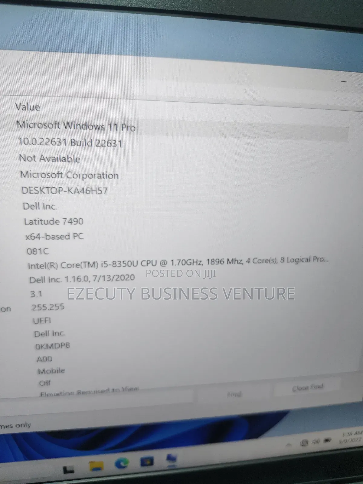 Laptop Dell Latitude 7490 8GB Intel Core i5 SSD 256GB