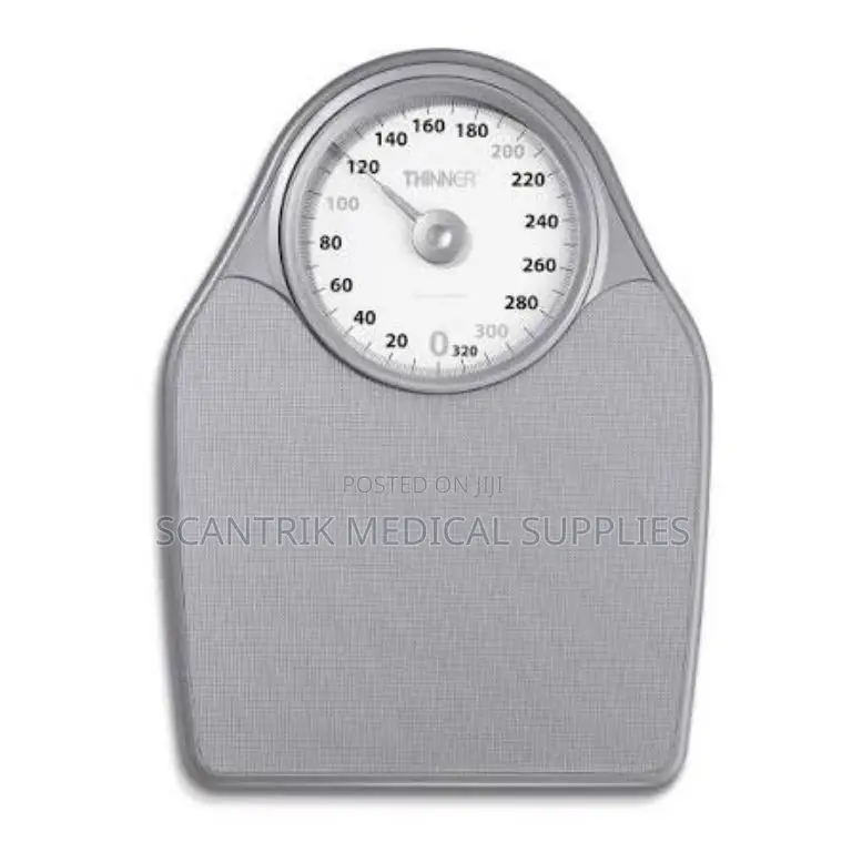 Stylish Analog Bathroom Scale With Easy-to-Read Dial