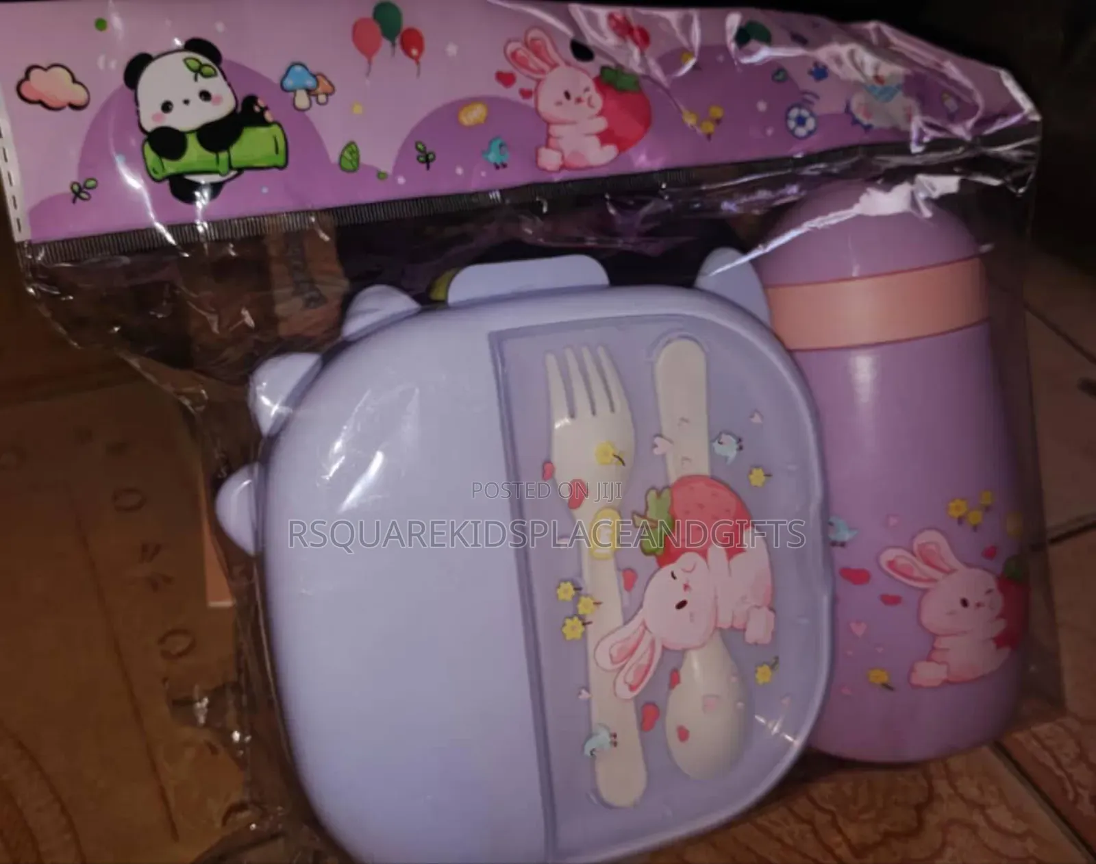 Plate and Bottle Set for Kids