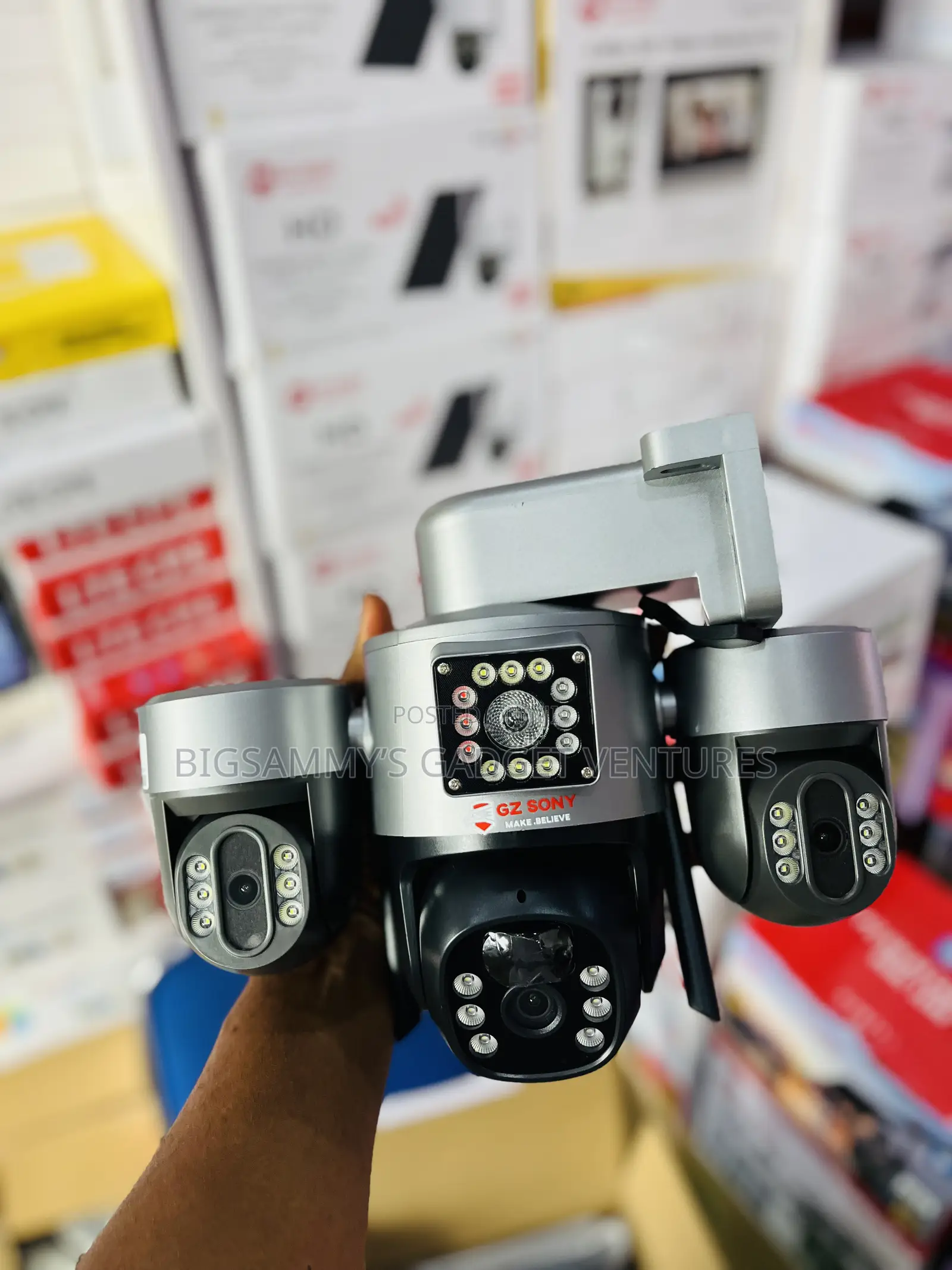 T34 Triple Lens 3ptz Solar 4g Camera