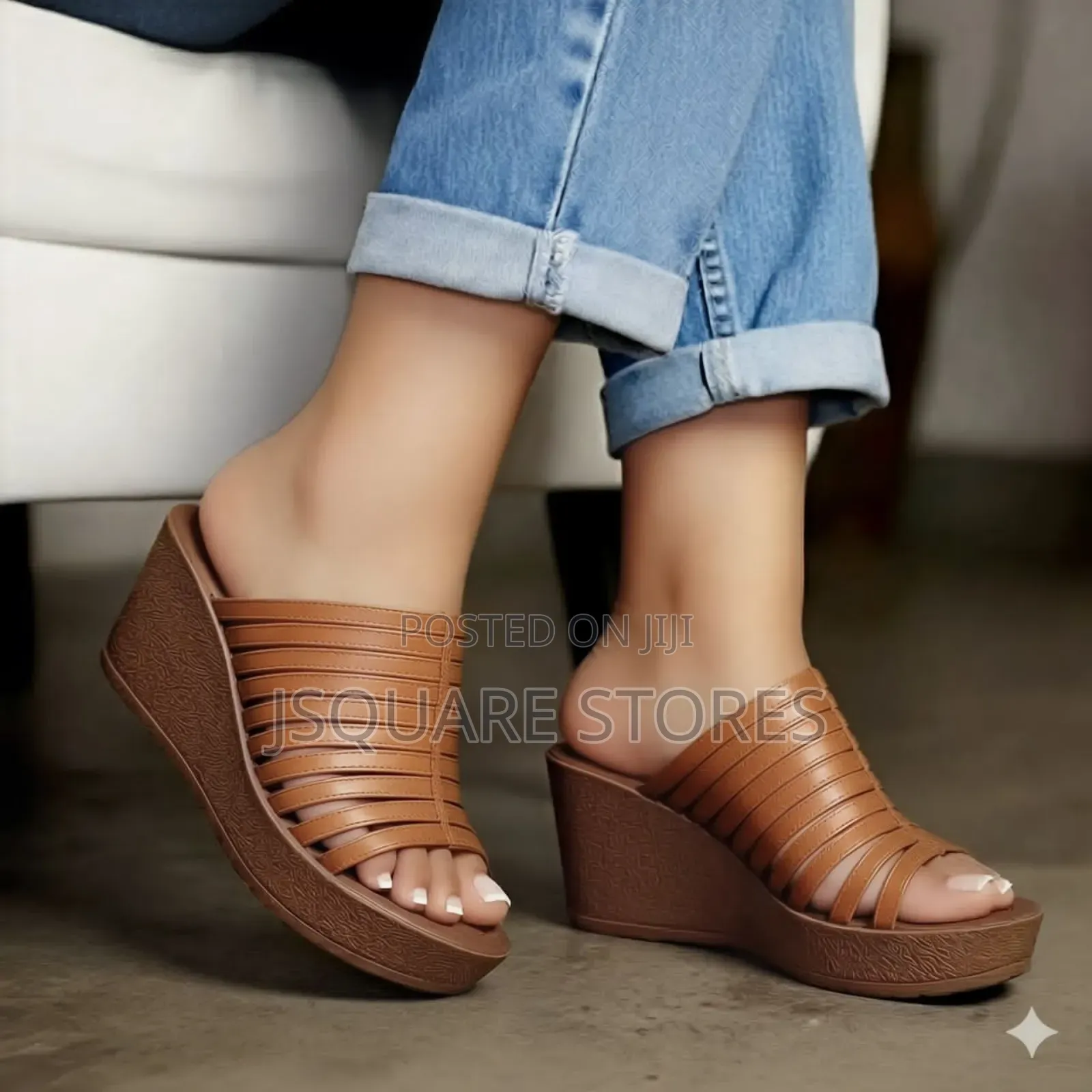 Colourful and Comfortable Wedge Slippers