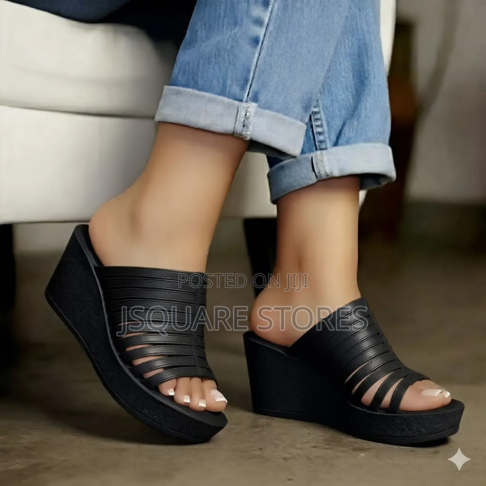 Colourful and Comfortable Wedge Slippers