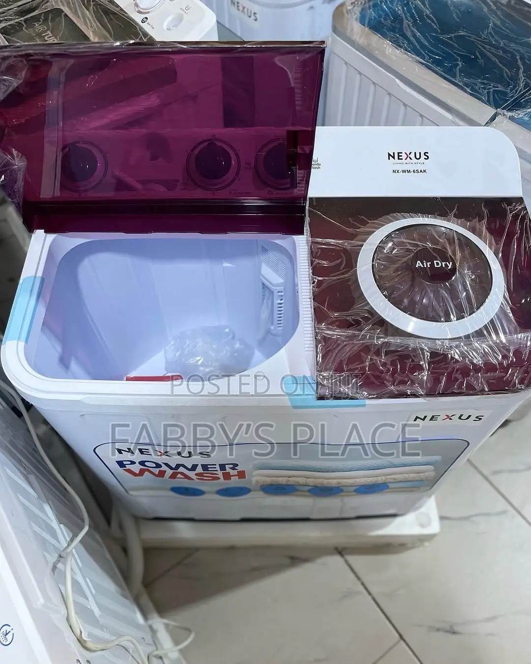 Nexus 6.5kg Energy Saving Washing Machine | Powerful Wash | Low Noise