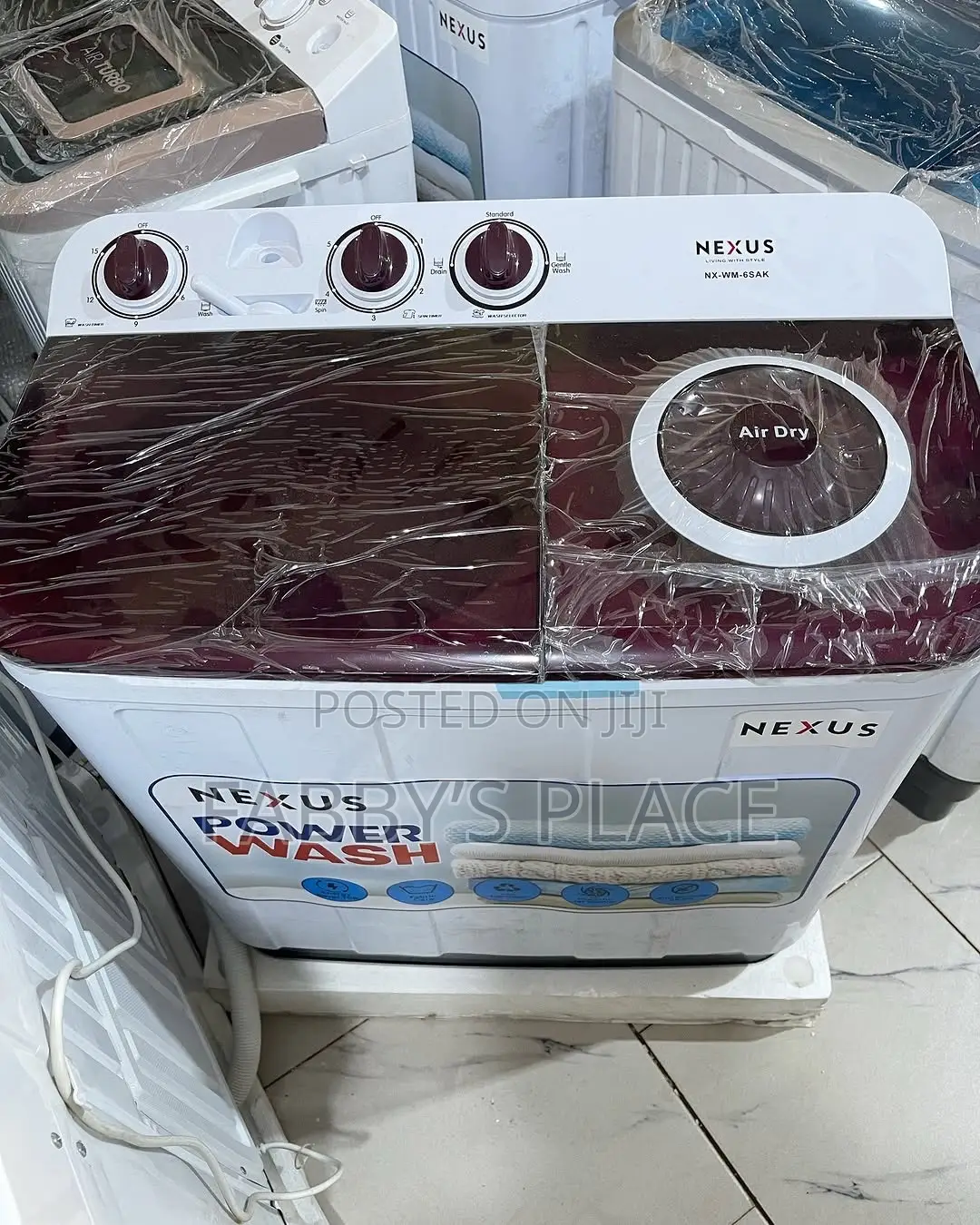 Nexus 6.5kg Energy Saving Washing Machine | Powerful Wash | Low Noise