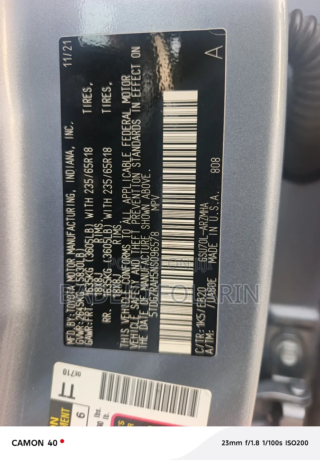 Toyota Highlander XLE 2022 Silver