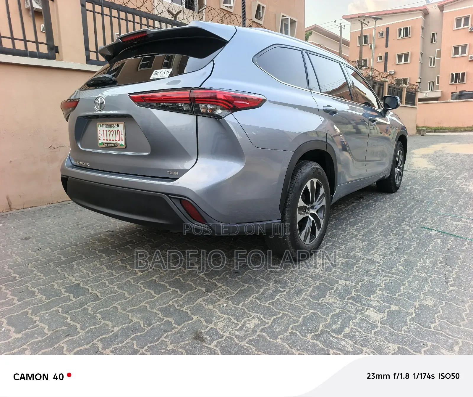 Toyota Highlander XLE 2022 Silver