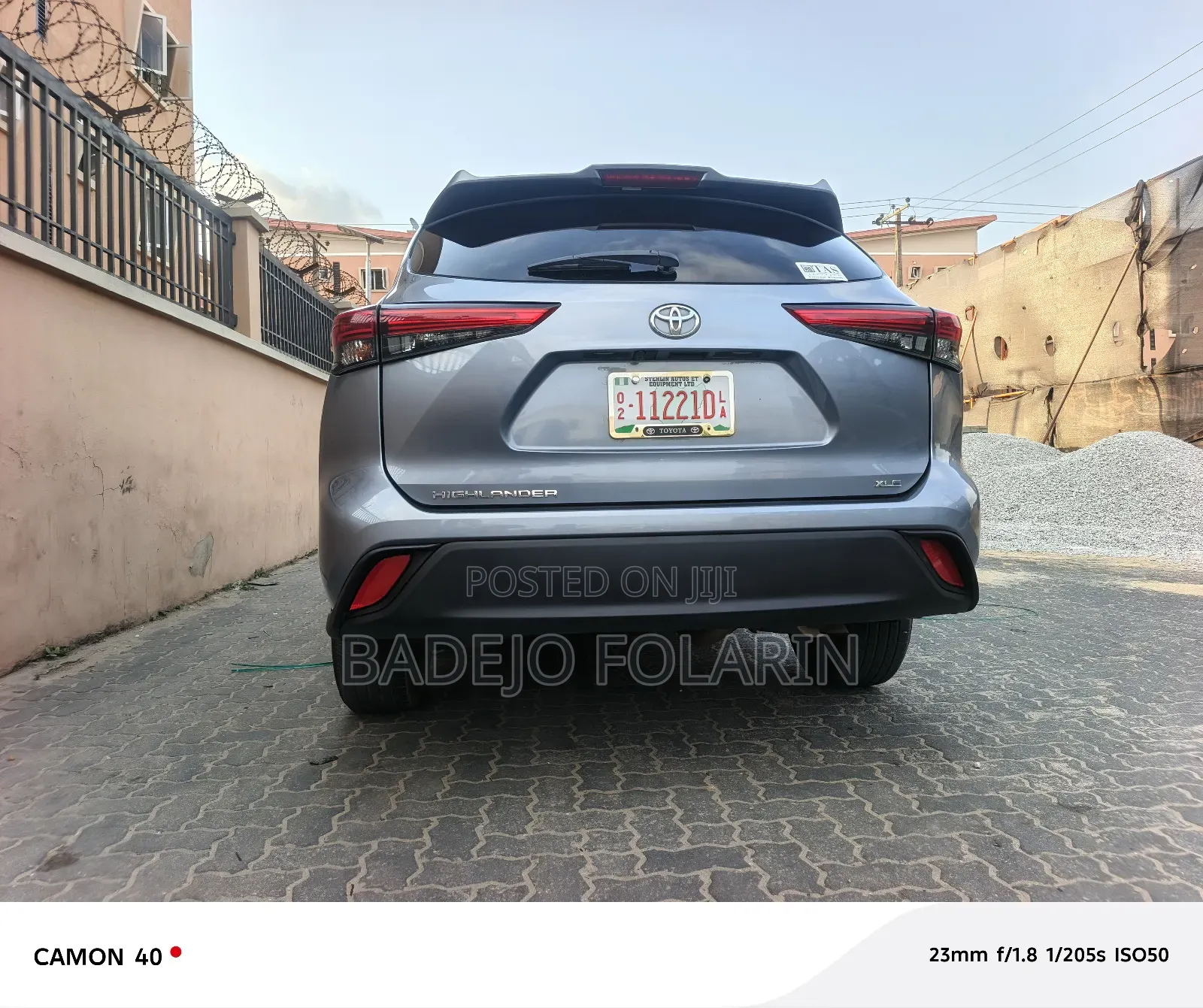Toyota Highlander XLE 2022 Silver