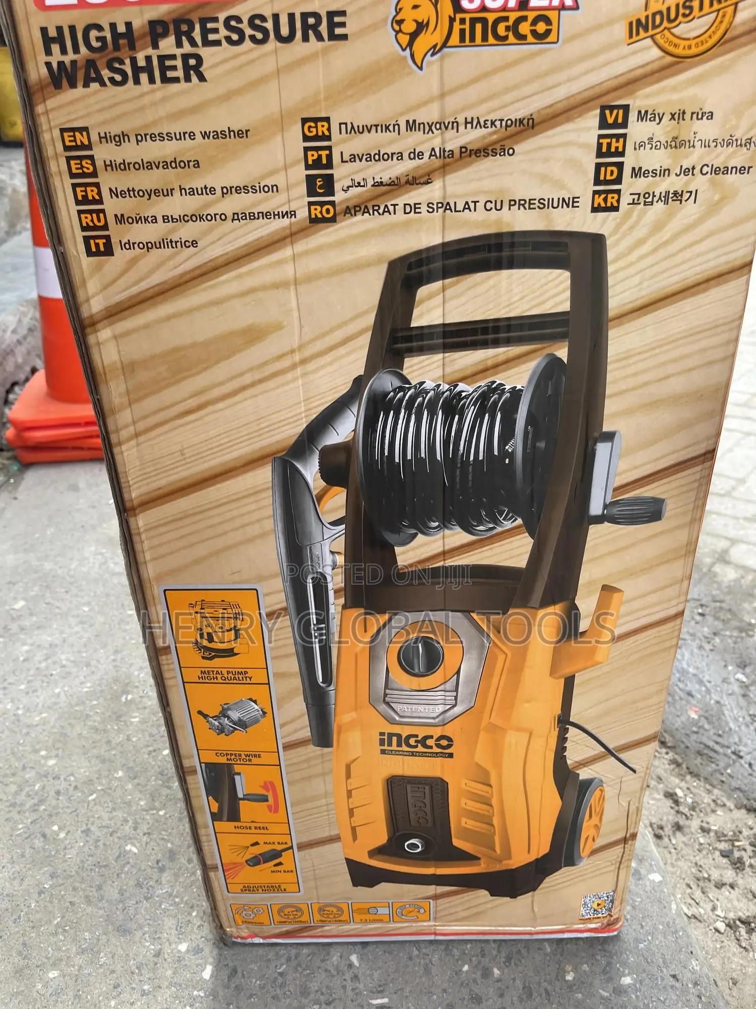 2800w Ingco Electric Pressure Washer Machine