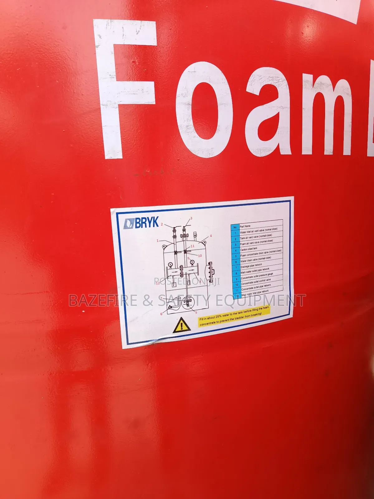 Foam Bladder Tank (4000l)