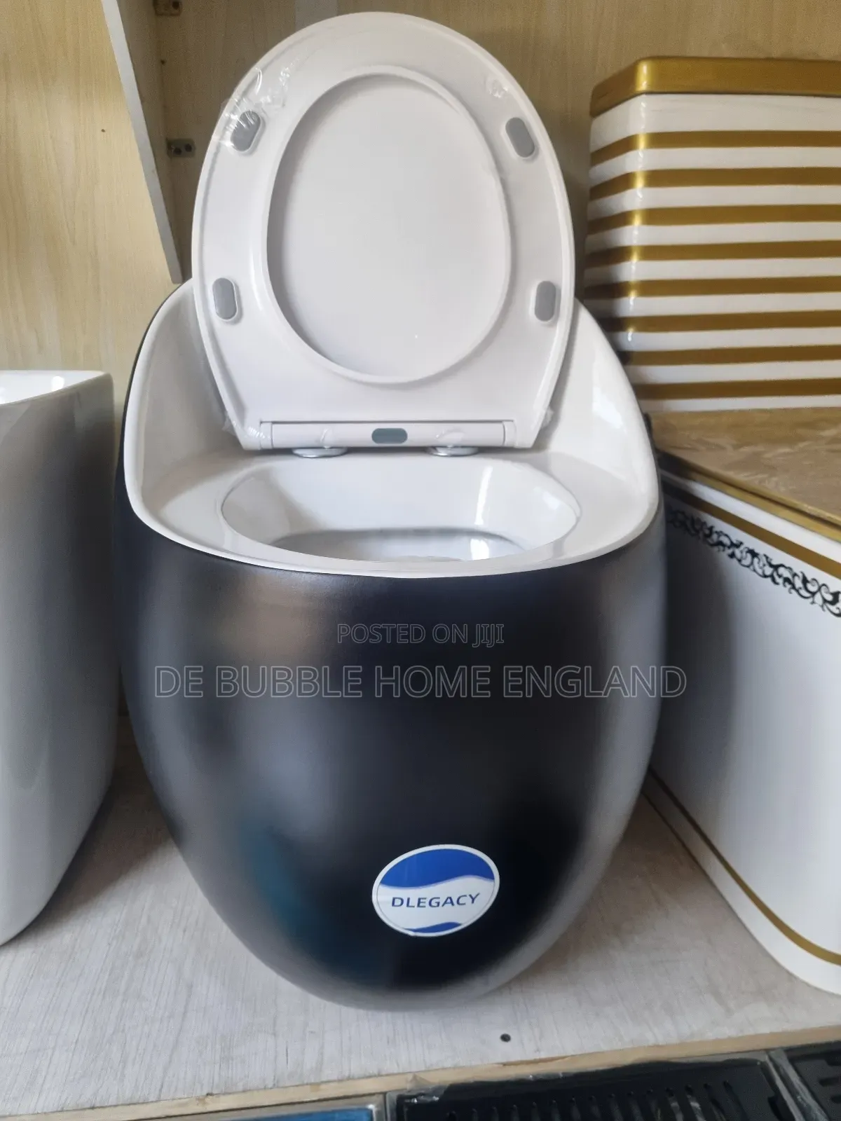 Executive Water Closet Black White