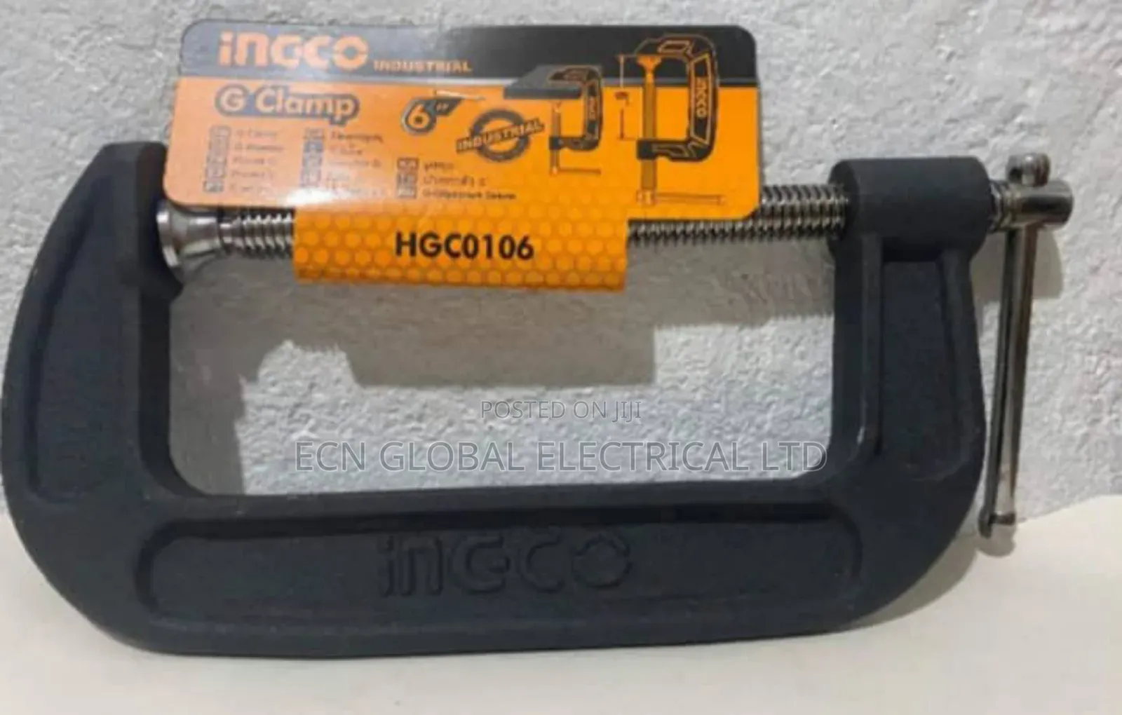 Ingco Heavy-Duty G Clamp (Steel C-Clamp)