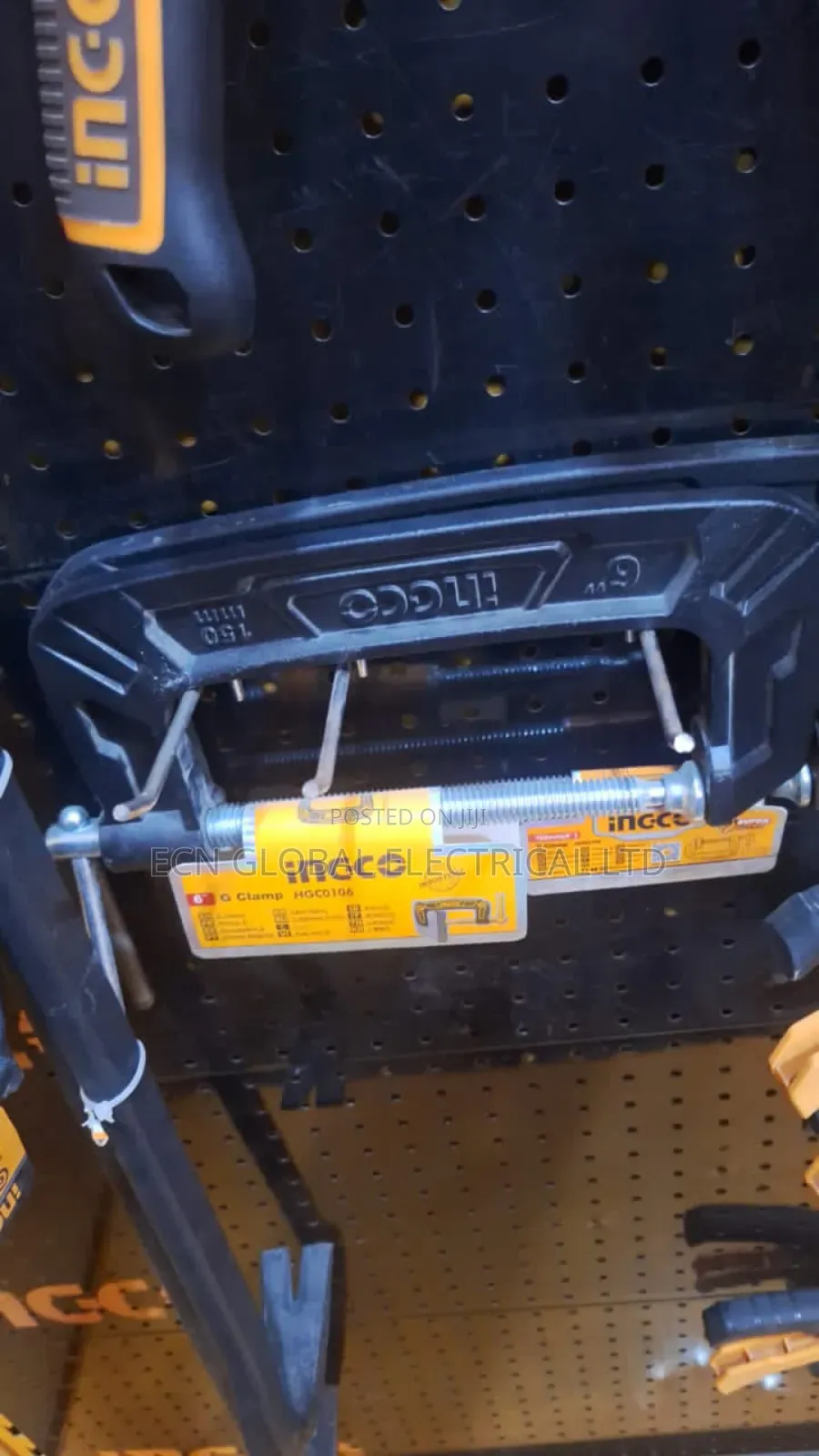 Ingco Heavy-Duty G Clamp (Steel C-Clamp)