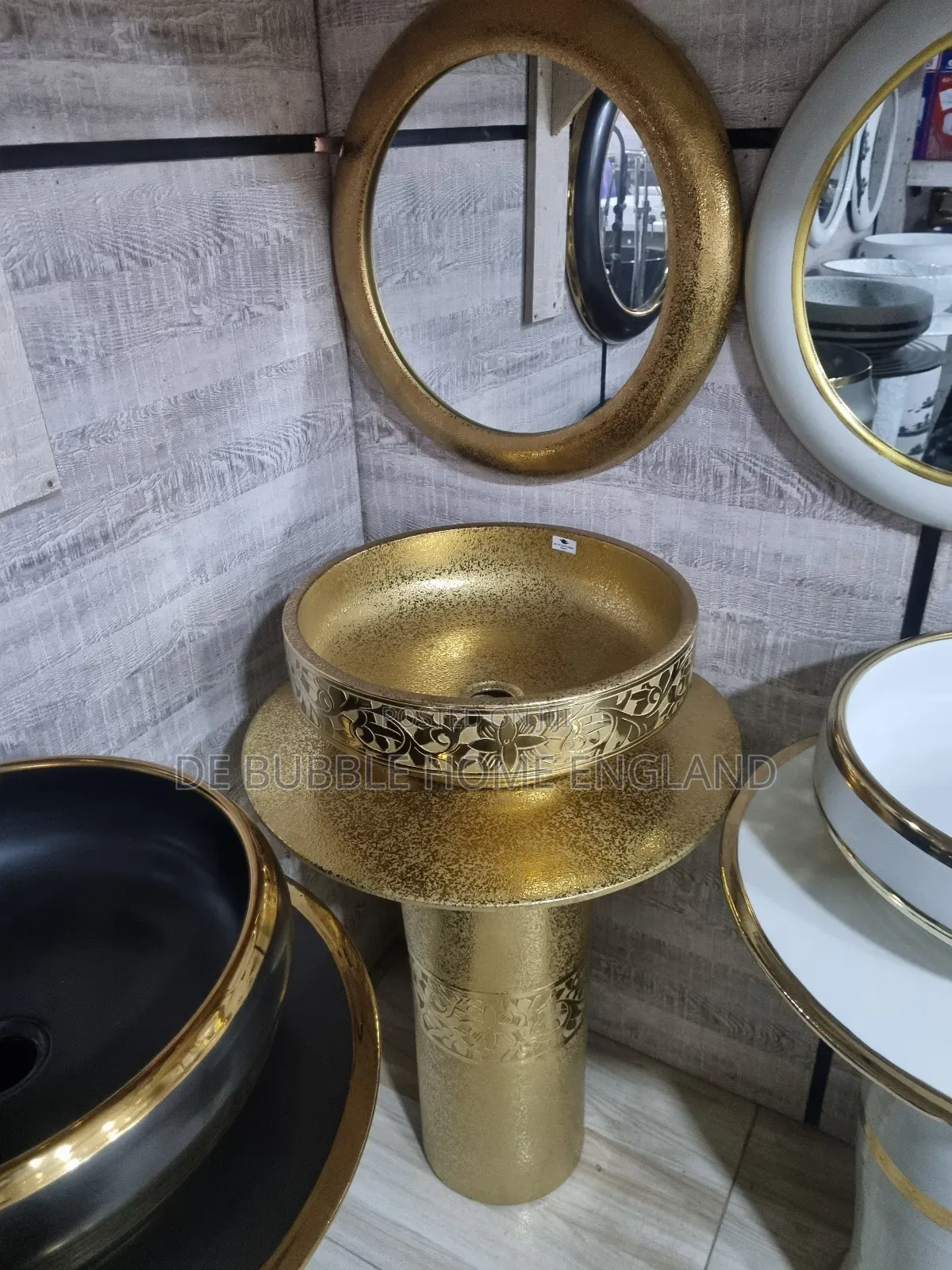 Luxury Gold Standing Basin