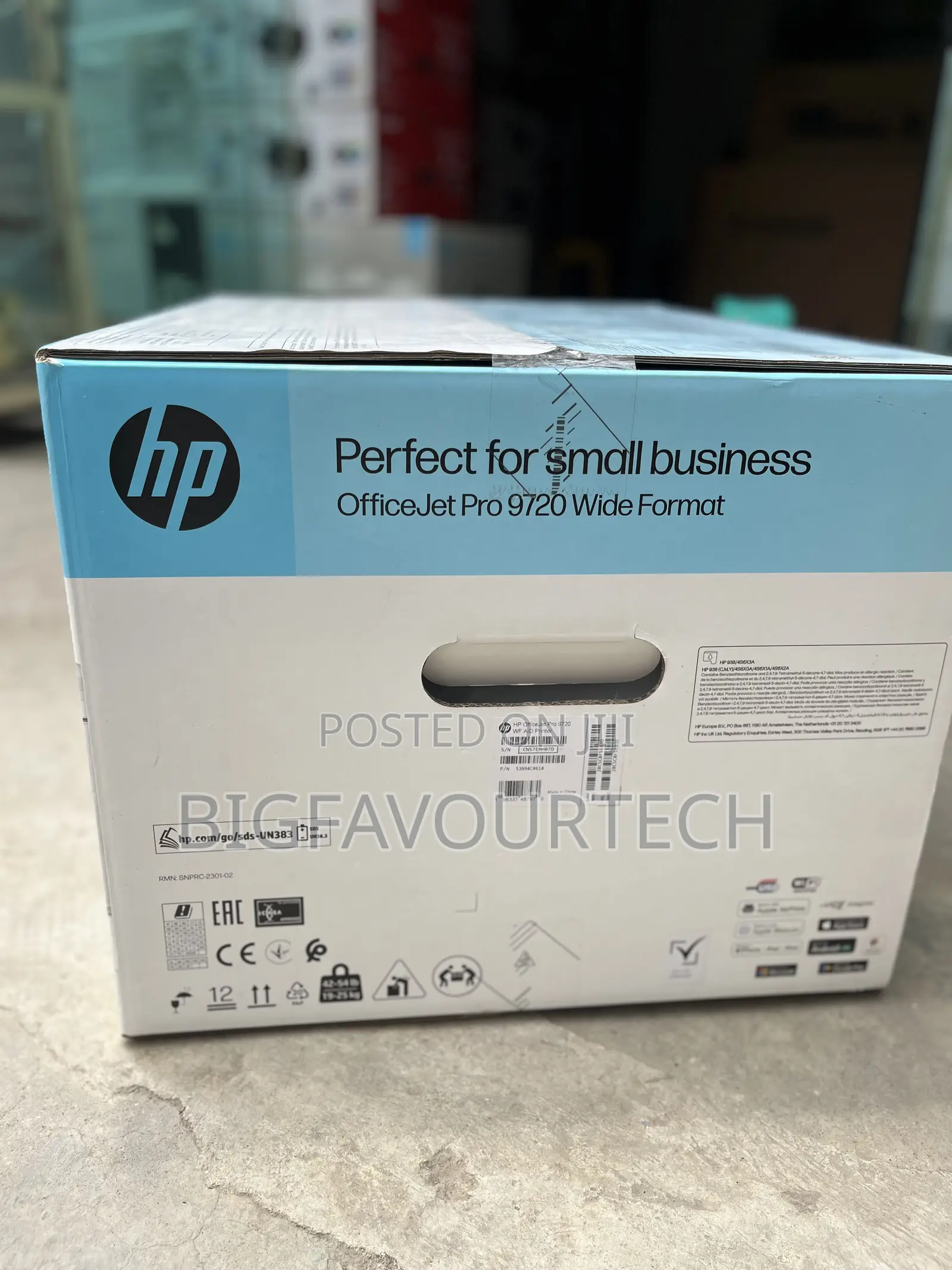 Hp Officejet Pro 9720 Wide Format All-in-One Printer (53n94c)