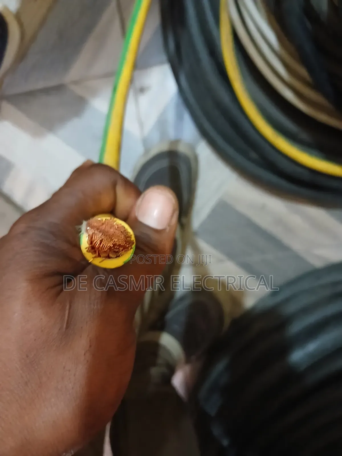 1x95mm2 Green/Yellow PVC/PVC