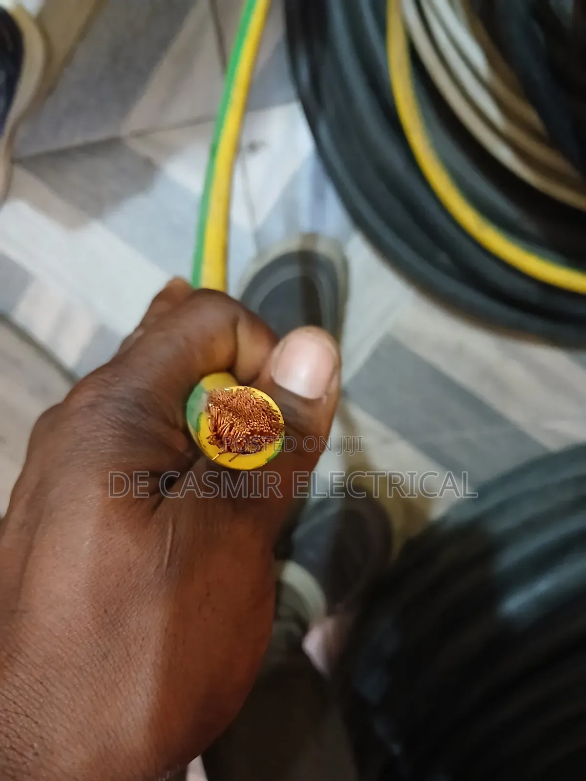1x95mm2 Green/Yellow PVC/PVC
